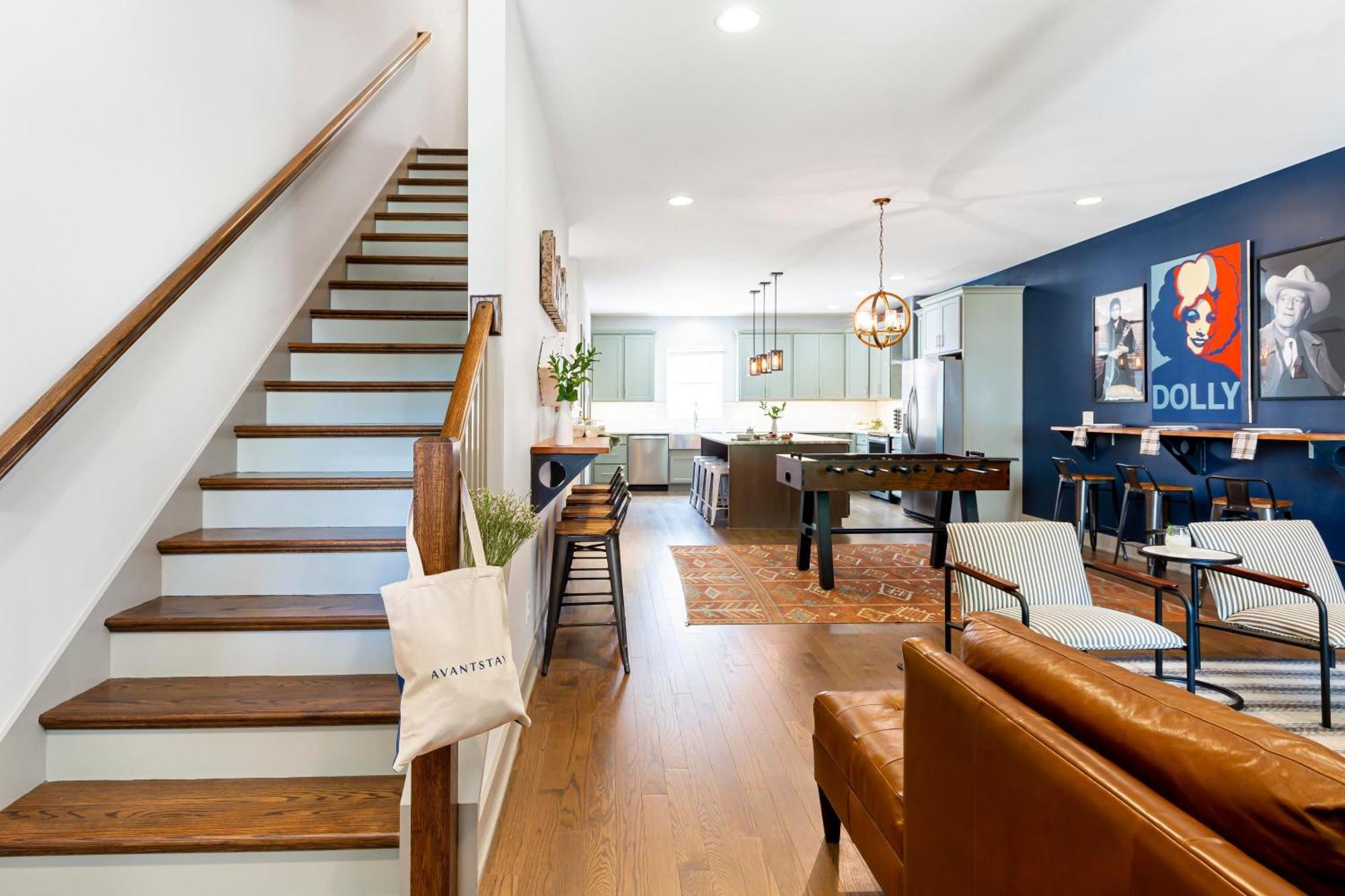 Waverly By Avantstay Nashville-Inspired Townhome W Luxury Kitchen Pool Table Exterior photo